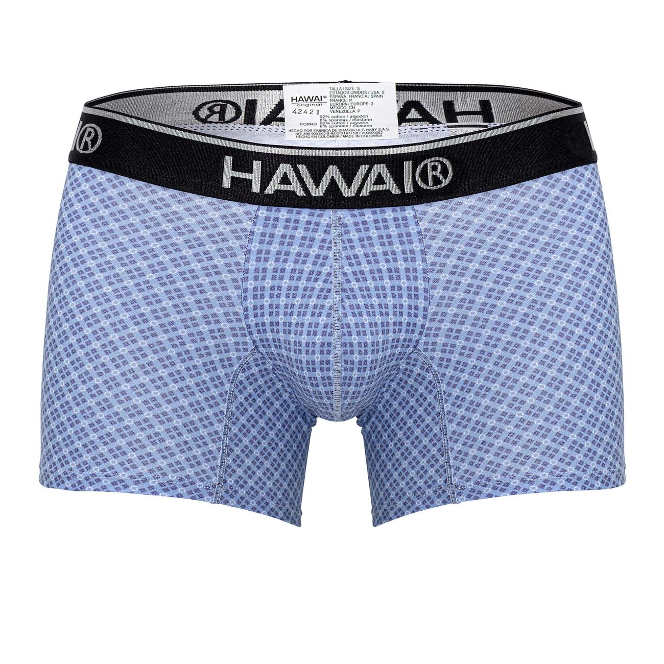 HAWAI 42421 Printed Trunks Color Blue