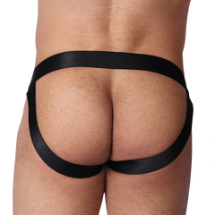 Illusion Black Jockstrap back view by Gigo Underwear