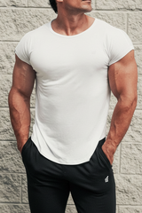 Jed North Herren Evolve Cap Sleeve Muscle T-Shirt 2.0 - Off White