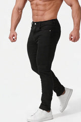 Jed North Herren-Passform-Stretchhose - Schwarz