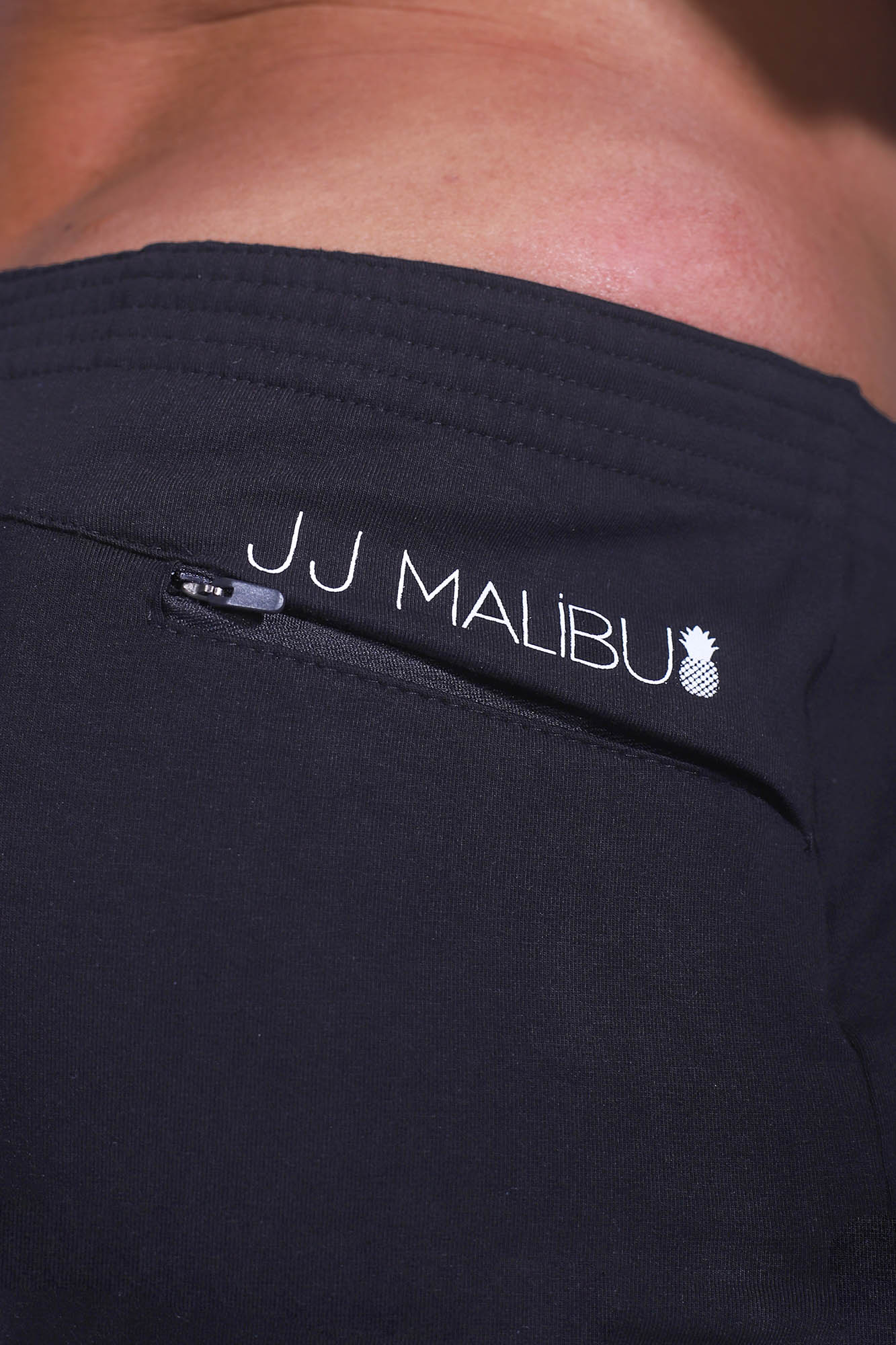 JJ Malibu Men's Stretch-It 2" Short Shorts - Midnight Black