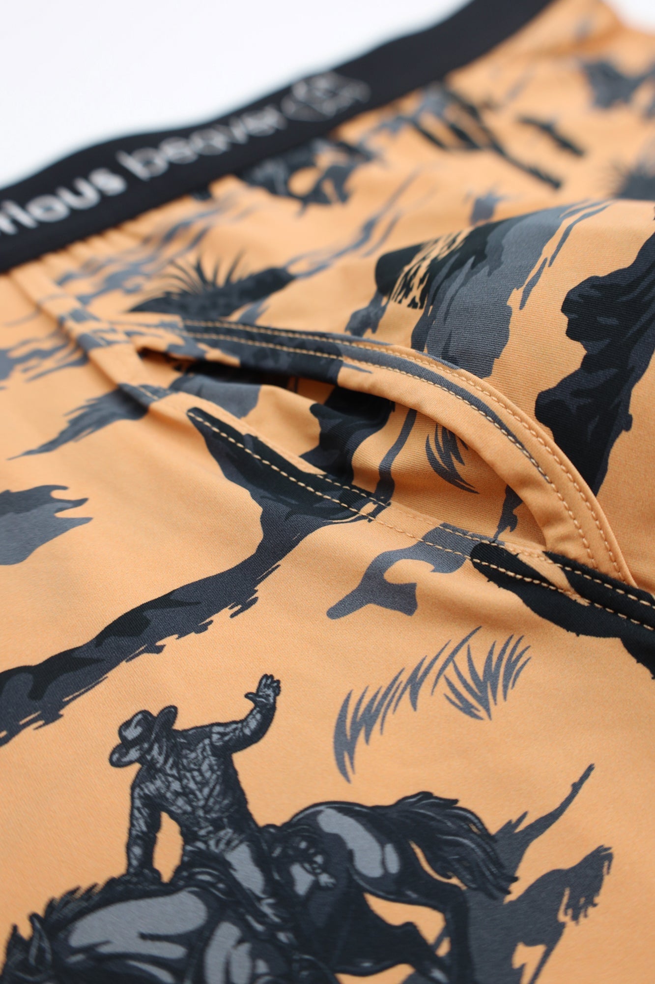 Curious Beaver Men's Boxer Briefs - Wild West