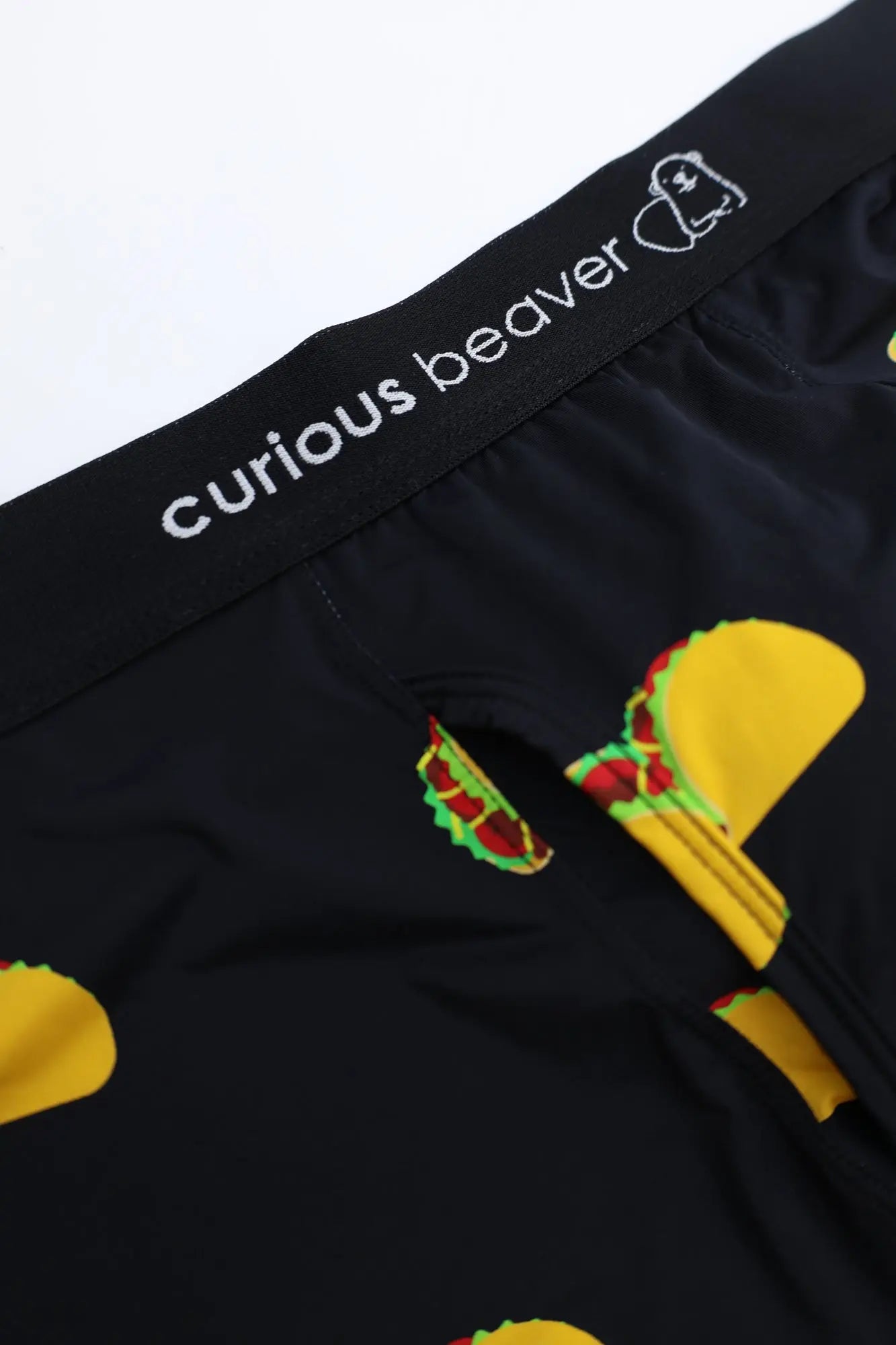 Caleçon boxer pour hommes Curious Beaver - Tacos