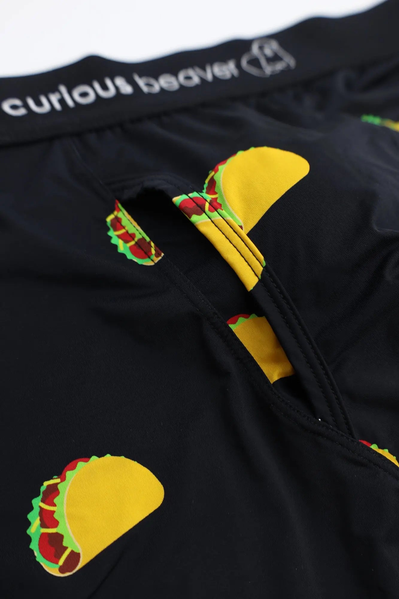 Caleçon boxer pour hommes Curious Beaver - Tacos