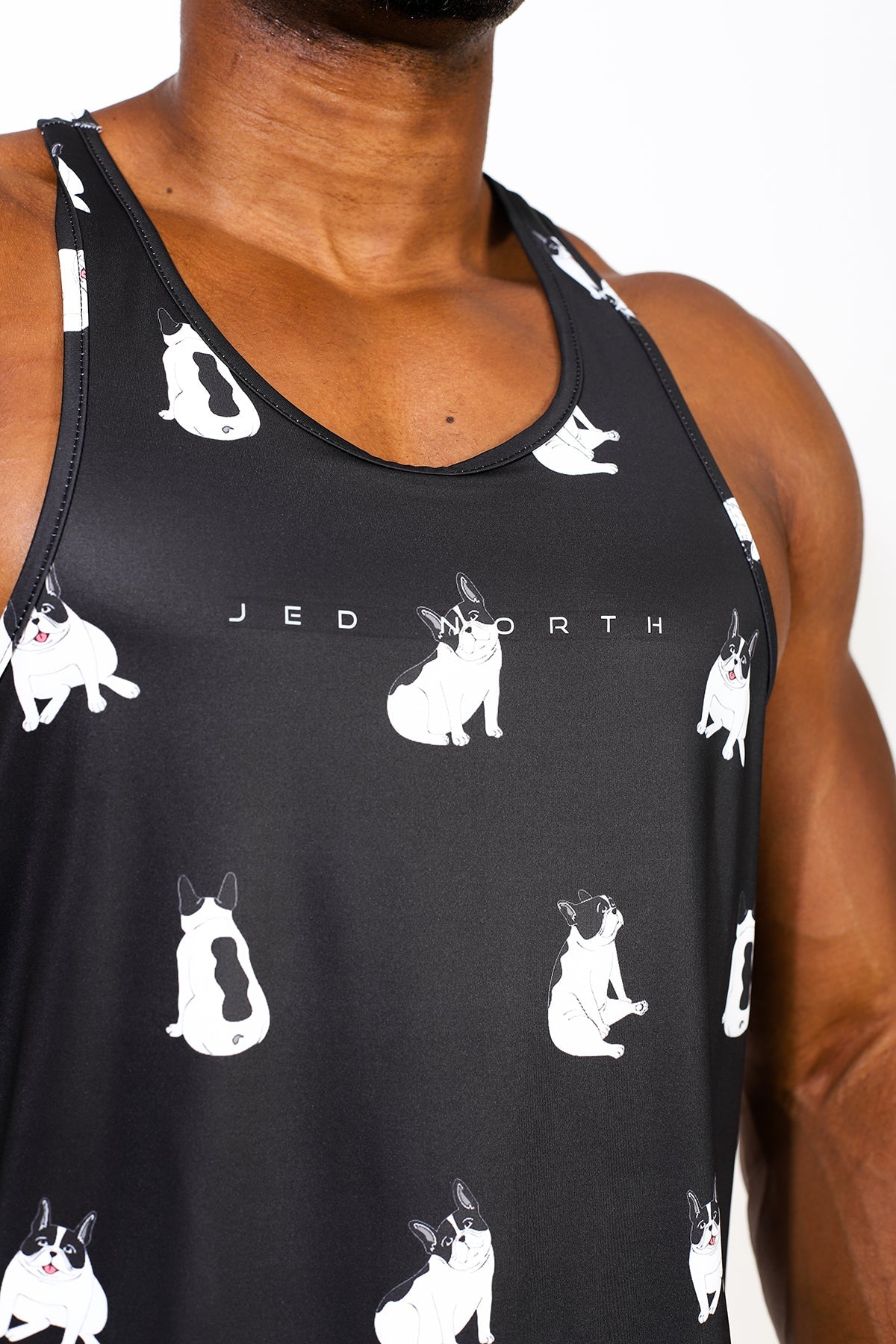 Jed North Herren Muscle-Stringer mit Grafik - Bulldogs