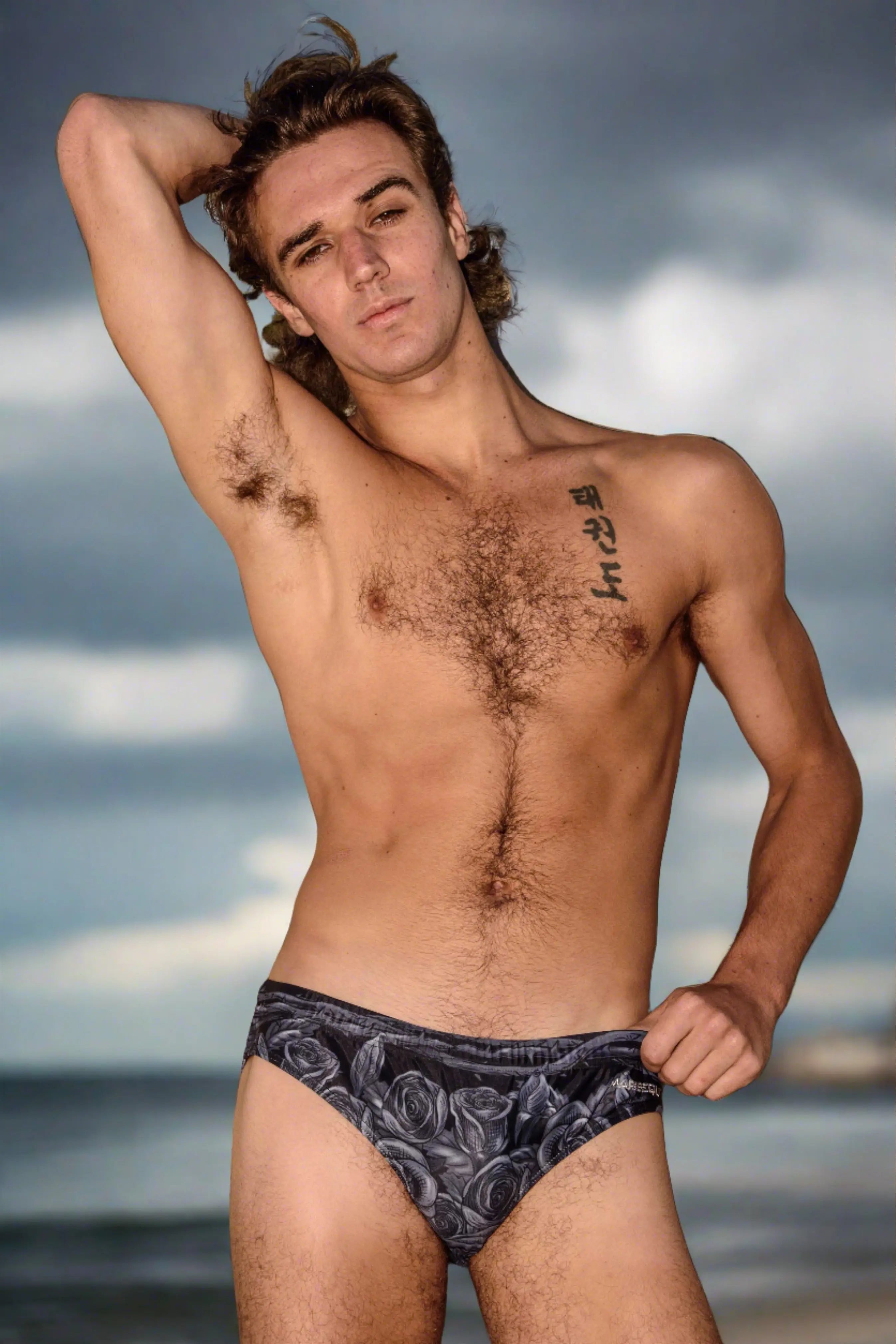 Maris Equi Black Rose Herren-Badehose