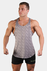 Jed North Herren Graphic Muscle Stringer - Graues JN-Logo