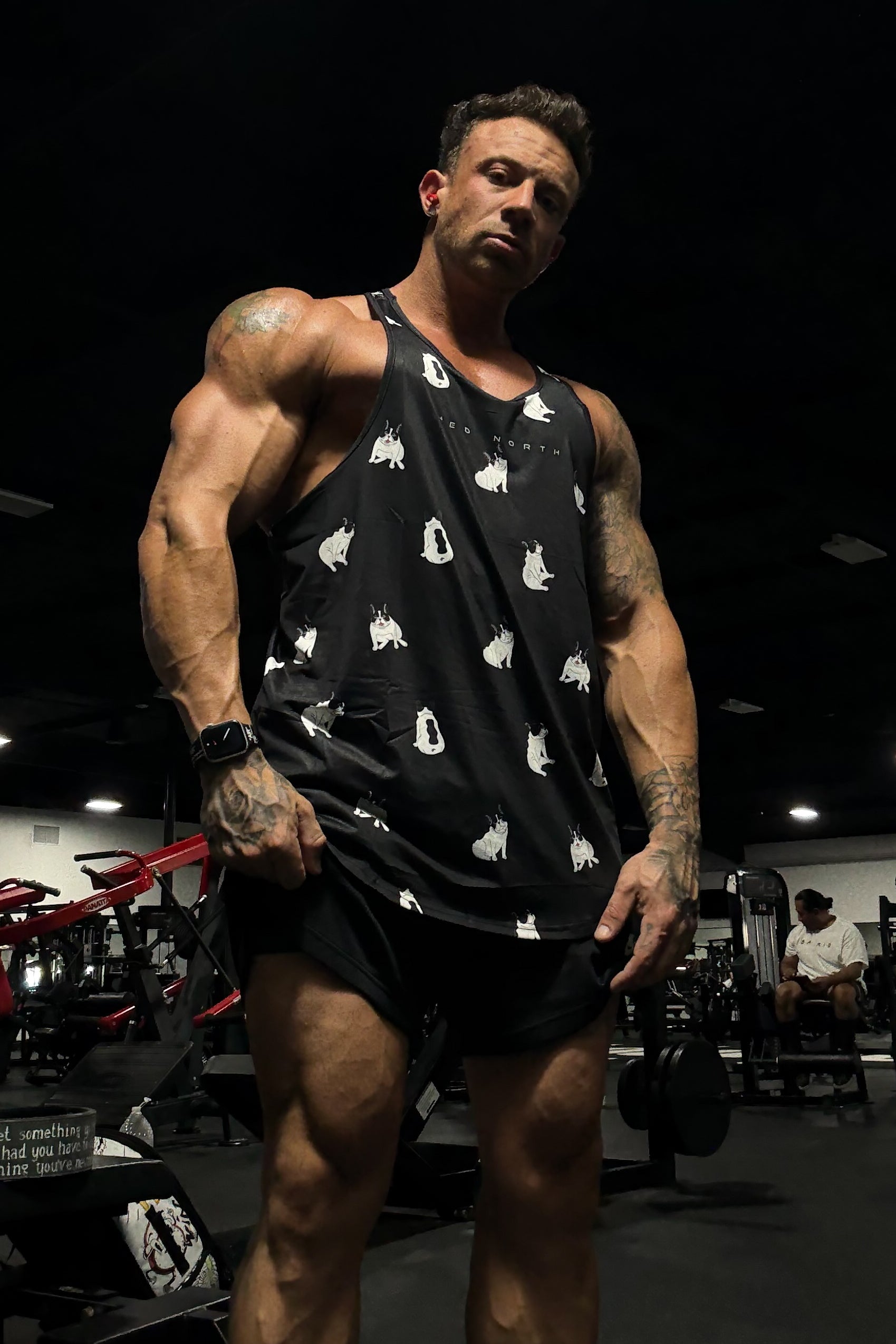 Jed North Herren Muscle-Stringer mit Grafik - Bulldogs