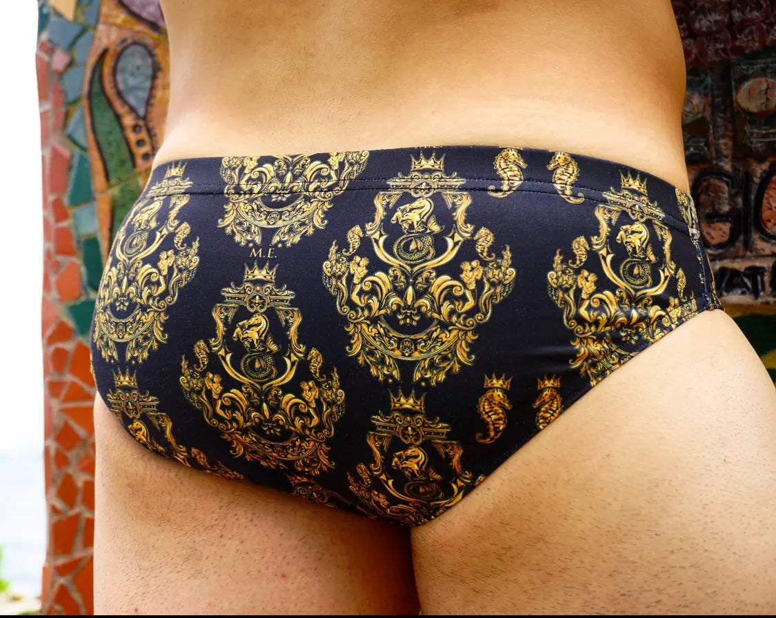 Maris Equi Gold Barock Herren-Badehose