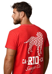 CA-RIO-CA Logo Red Tees – Herren-T-Shirt
