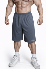 Jed North Men's Athletic Mesh Basketball Shorts - Storm Gray