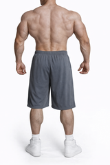 Jed North Men's Athletic Mesh Basketball Shorts - Storm Gray