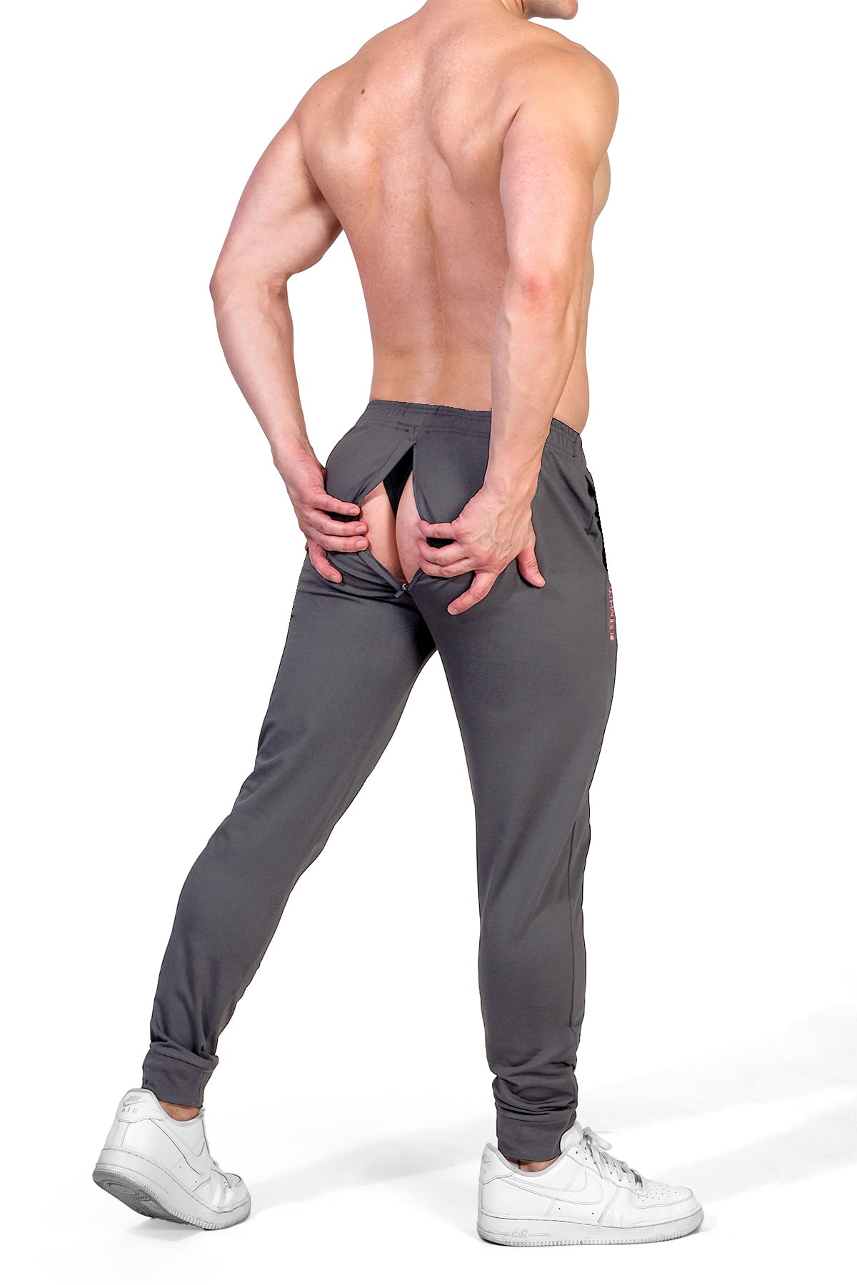 Pantalon de jogging pour homme JJ Malibu Peek-A-Boo - Gris foncé