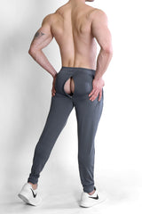 Pantalon de jogging pour homme JJ Malibu Peek-A-Boo - Gris foncé