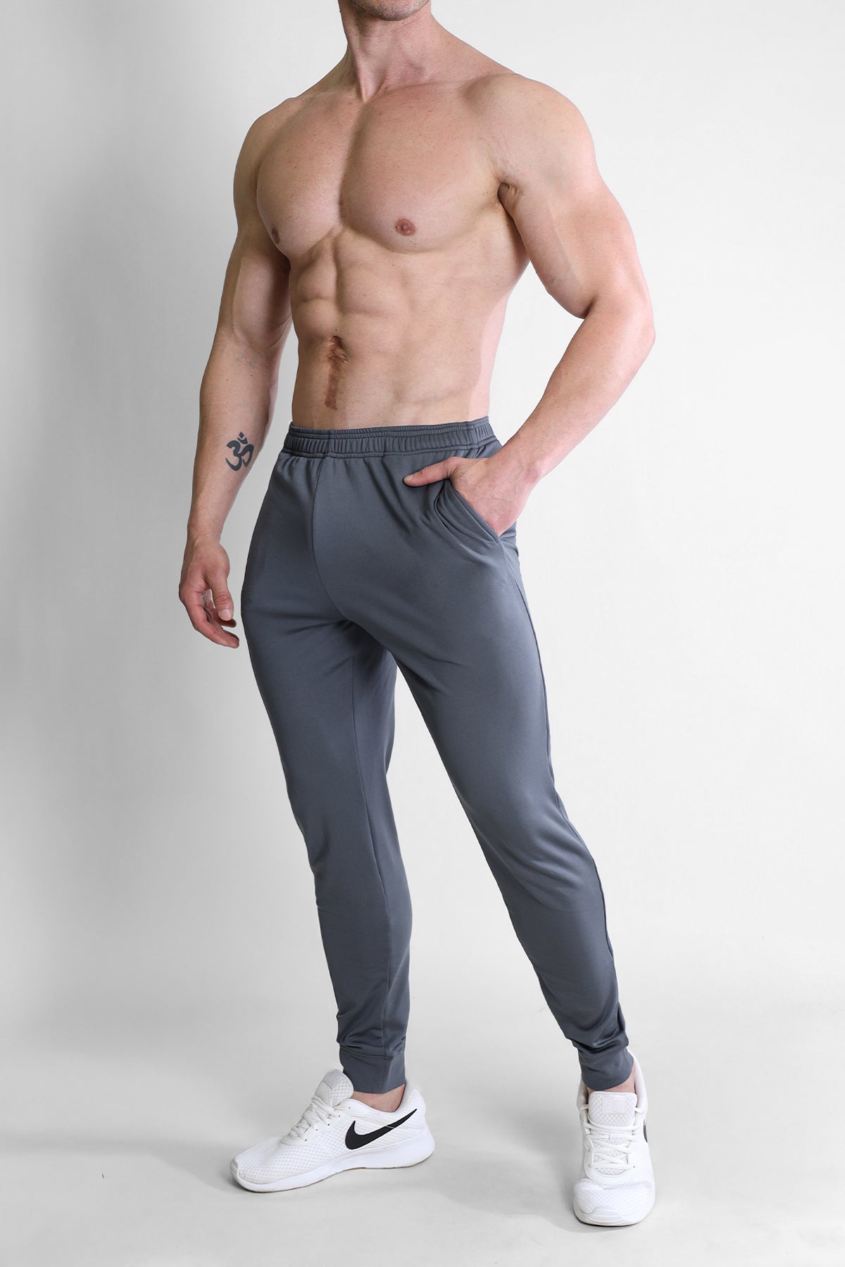 Pantalon de jogging pour homme JJ Malibu Peek-A-Boo - Gris foncé