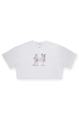 JJ Malibu Herren Vintage-Washed Crop-T-Shirt mit überschnittenen Schultern – Anatomy