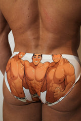 JJ Malibu Men's Lovesick Briefs - Anime
