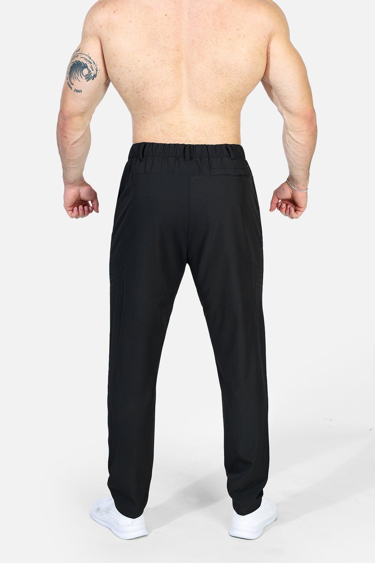 Jed North Herren Schnelltrocknende Tech-Hose - Schwarz