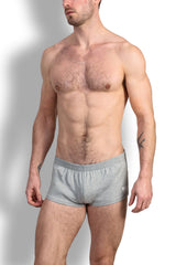 JJ Malibu Men's Stretch-It 2" Short Shorts - Light Grey