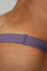 JJ Malibu Men's Deep Back V Jockstrap - Dusty Mauve