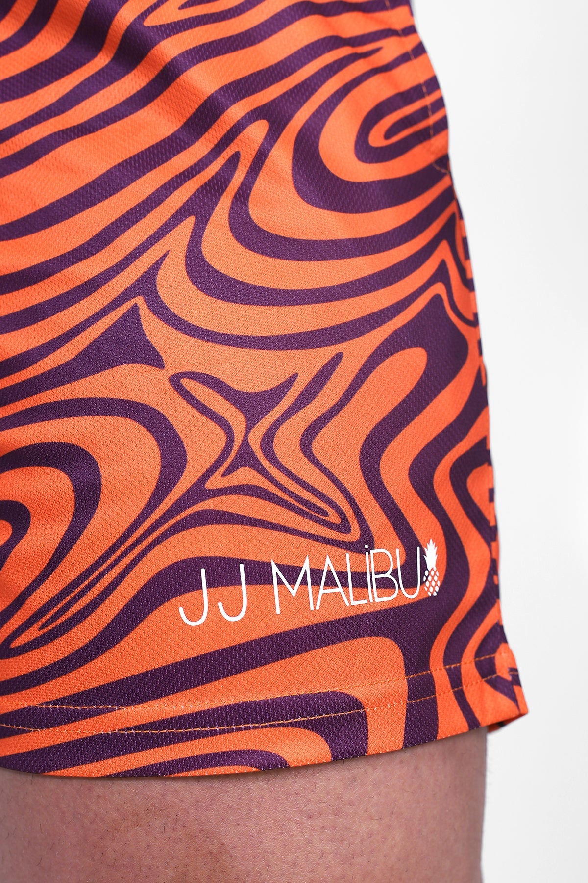 JJ Malibu Men's Quick-Dry Mesh Shorts - Groovy Orange