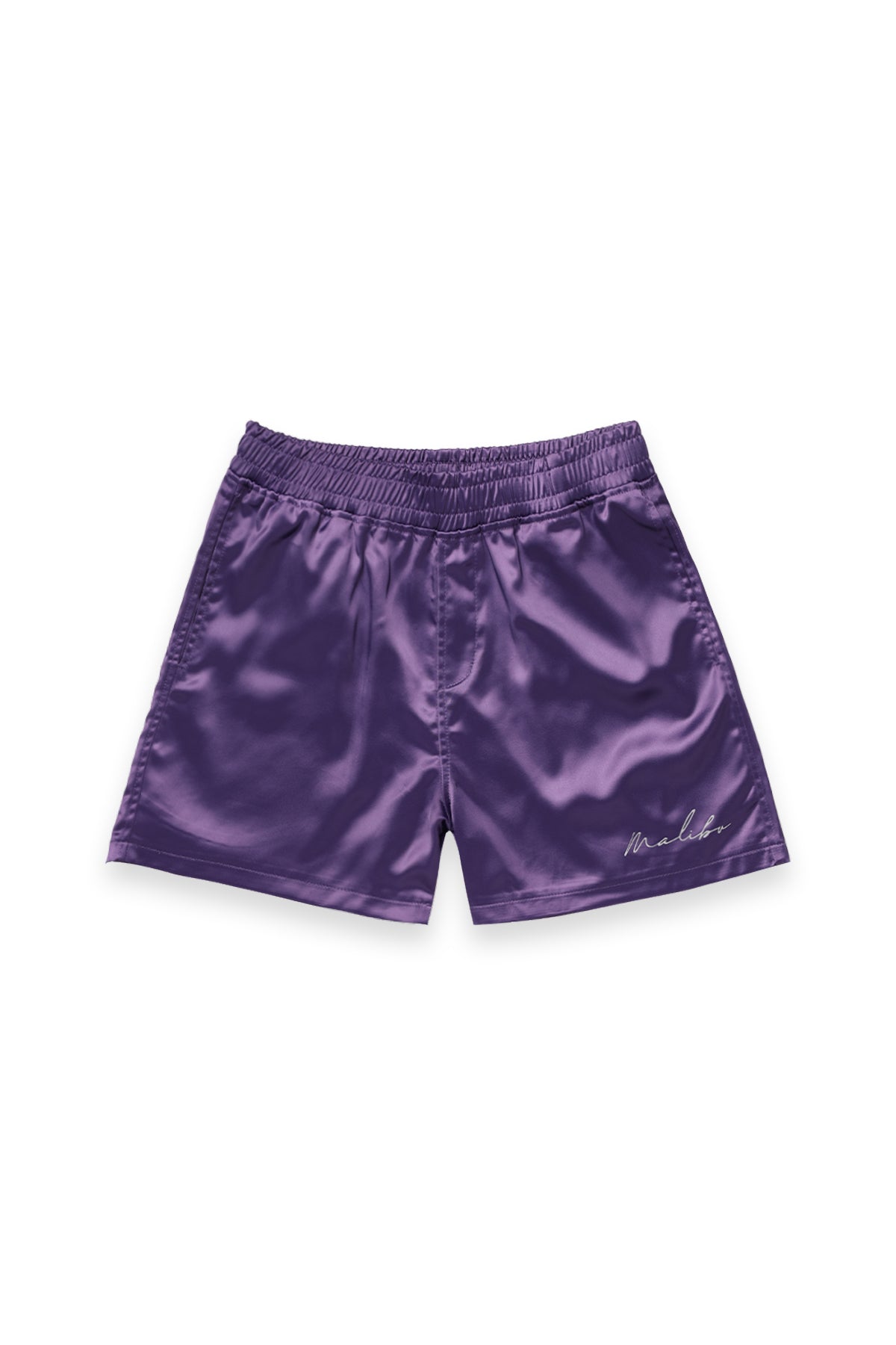 JJ Malibu Men's ShimmerFlex Active Shorts - Plum