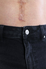 JJ Malibu Herren Cheeky Summer 2,5" Jeans-Shorts - Schwarz