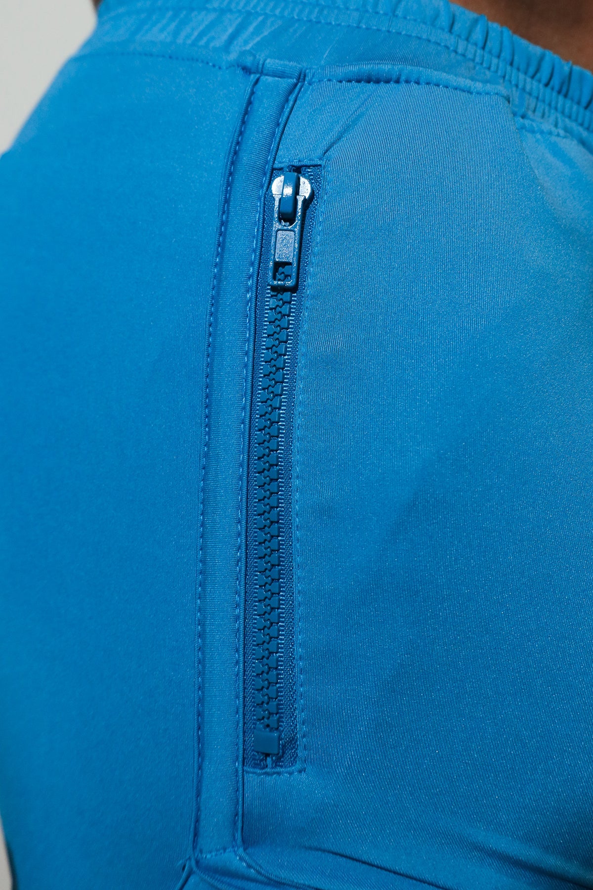 JJ Malibu Men's 2" Side Split Booty Shorts - Soft Blue