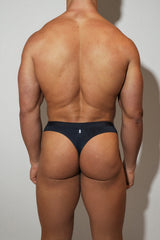 JJ Malibu Men's Premium Modal Athletic Thong - Noir