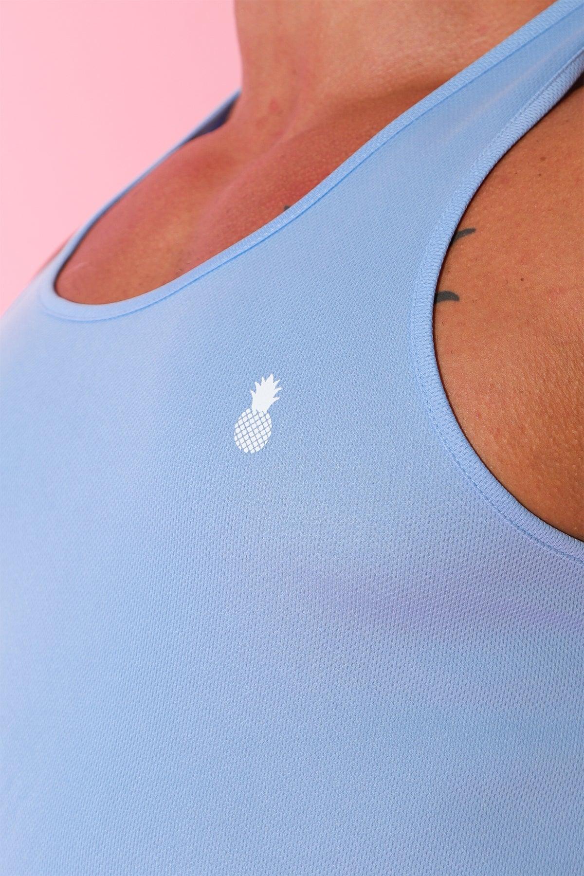 Débardeur de sport JJ Cool-Dry pour homme JJ Malibu - Bleu ciel