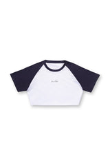 JJ Malibu Herren Muscle-Fit Crop-T-Shirt - Malibu Script