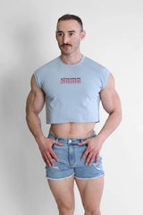 JJ Malibu Men's Escapism Muscle-Fit Crop Tank - Homo