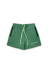 Jed North Men's Agile Bodybuilding 4'' Shorts w Zipper Pockets - Green