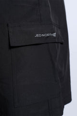 Jed North Men's Trek 4.5" Cargo Shorts - Black