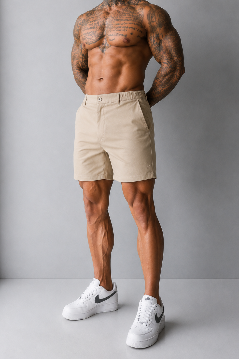 Jed North Men's Flex Waist Chino Shorts - Khaki