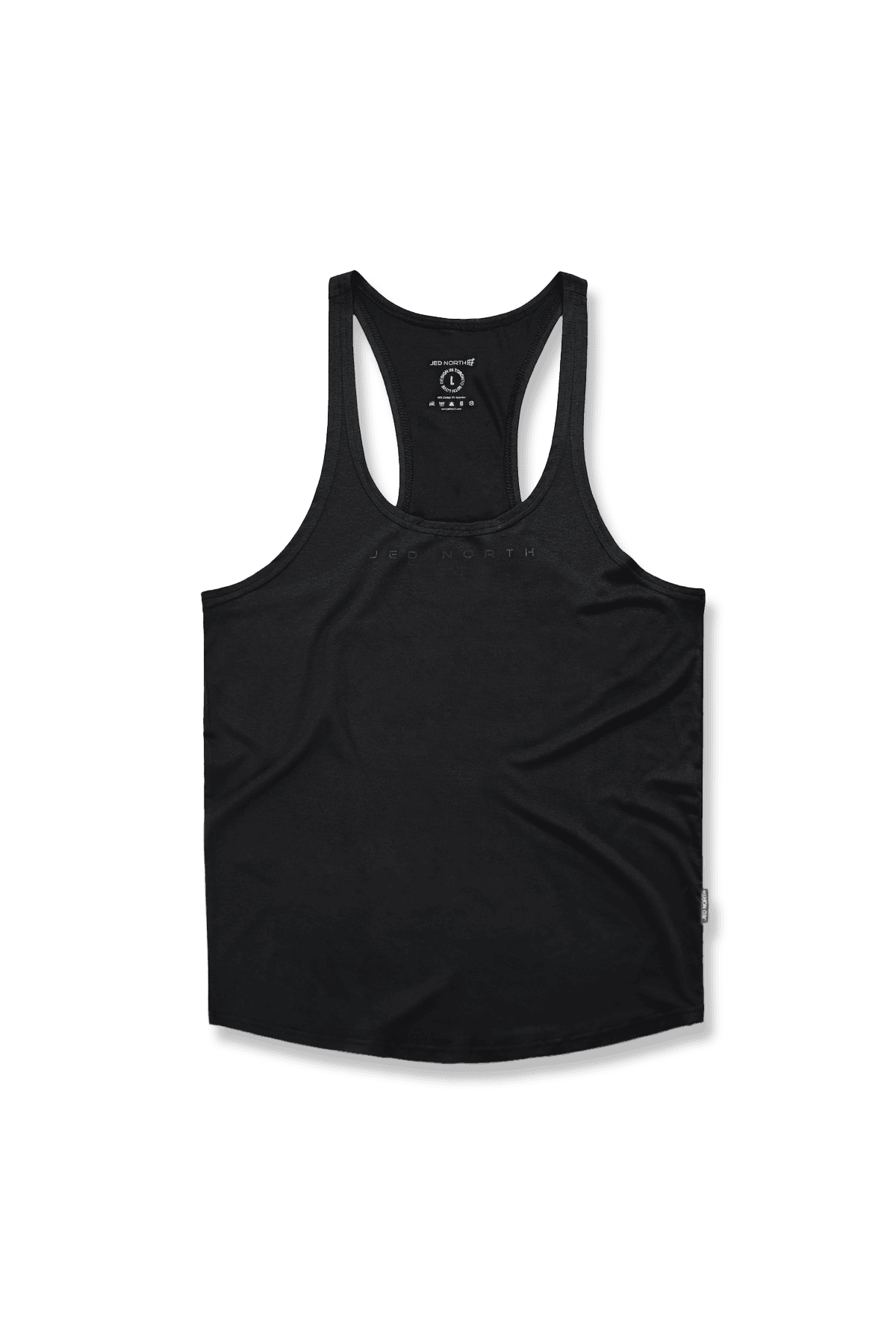 Jed North Herren Classic Bodybuilding Racerback Stringer - Premium Schwarz