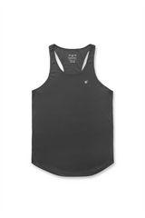 Jed North Herren schnelltrocknendes Bodybuilding-Workout-Stringer-Shirt – Anthrazit