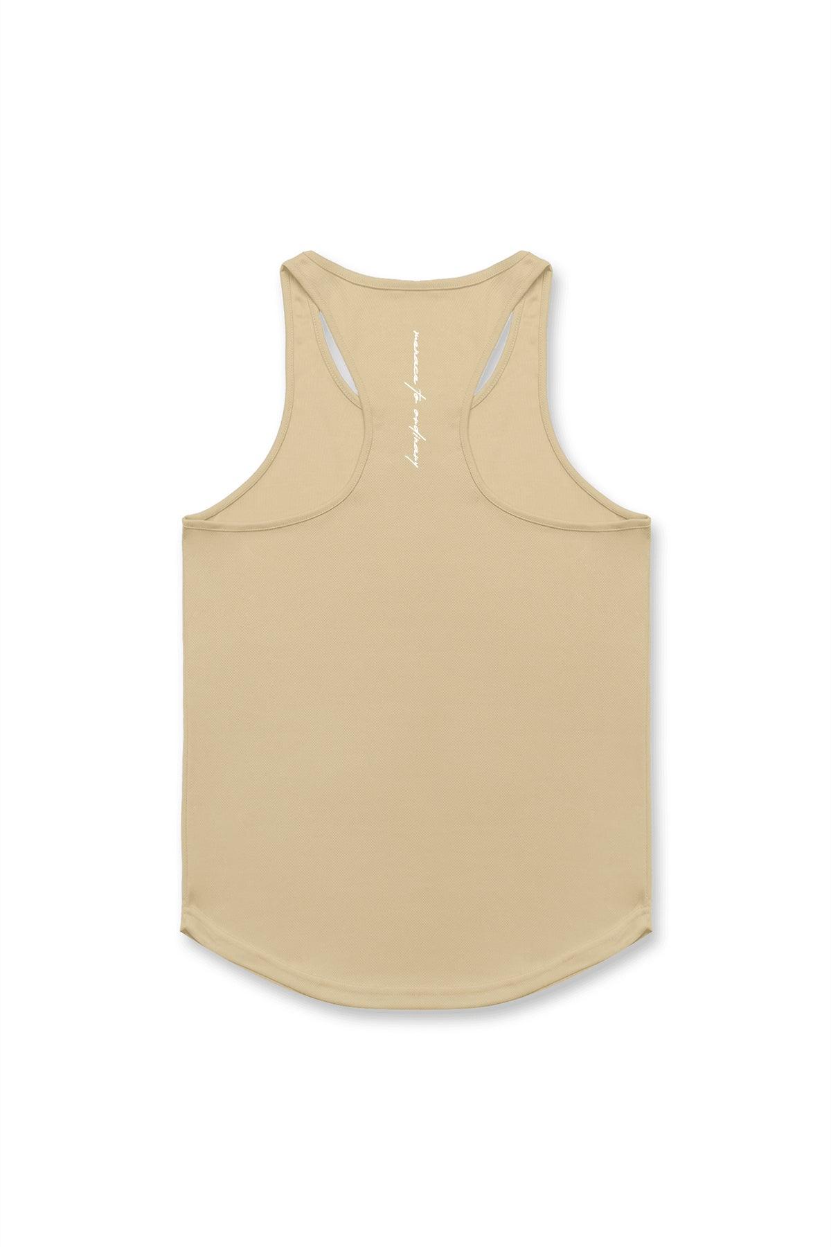 Jed North Herren Schnelltrocknendes Bodybuilding-Workout-Stringer - Khaki
