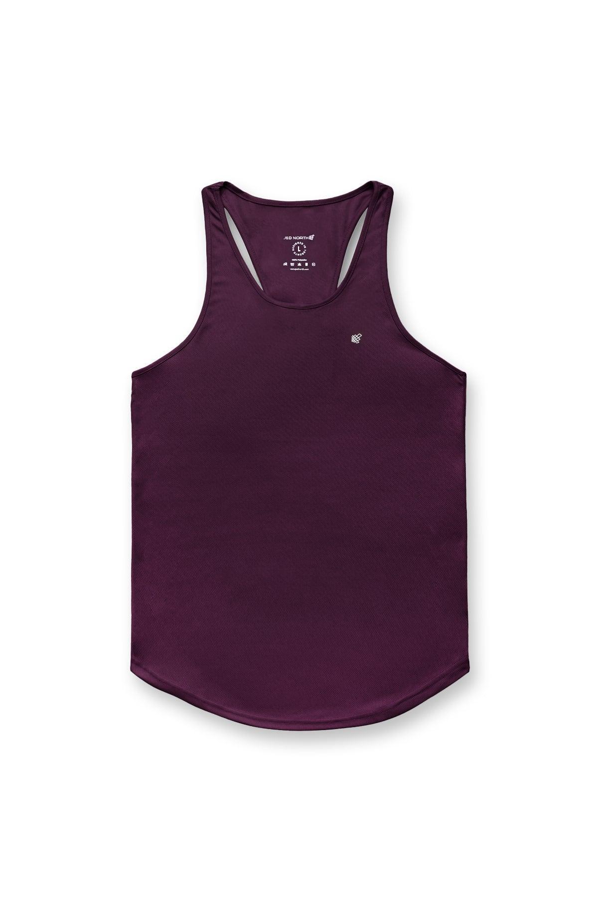 Jed North Herren Fast-Dry Bodybuilding Workout Stringer - Dunkellila