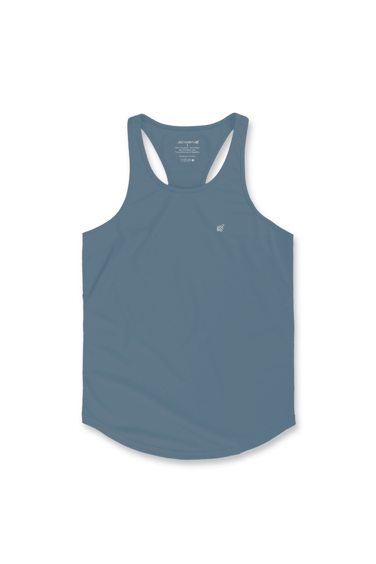 Jed North schnelltrocknendes Bodybuilding-Workout-Stringer für Herren - Grau
