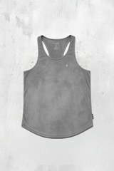 Jed North Men's Fast-Dry Bodybuilding Workout Stringer - Dusted Silver