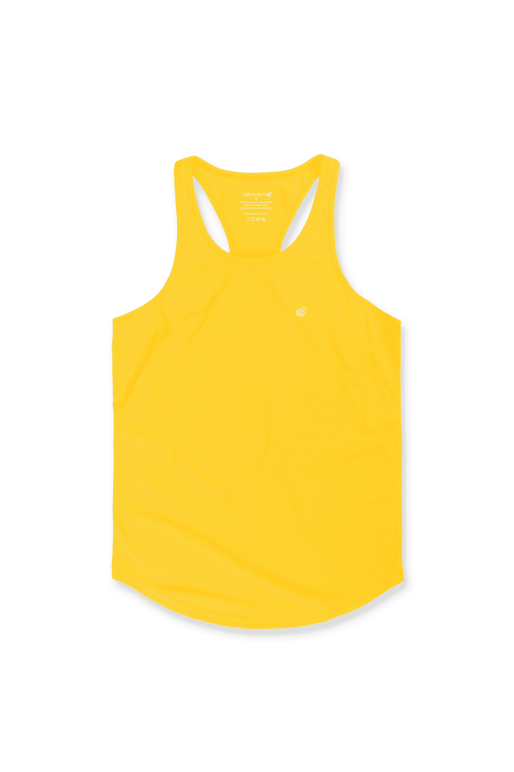 Jed North schnelltrocknendes Bodybuilding-Workout-Stringer-Shirt für Herren – Golden