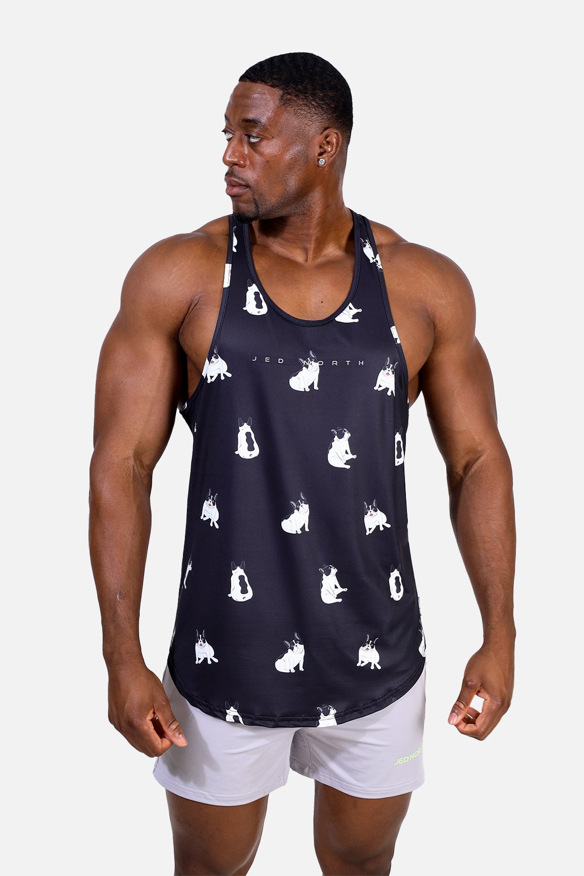 Jed North Herren Muscle-Stringer mit Grafik - Bulldogs