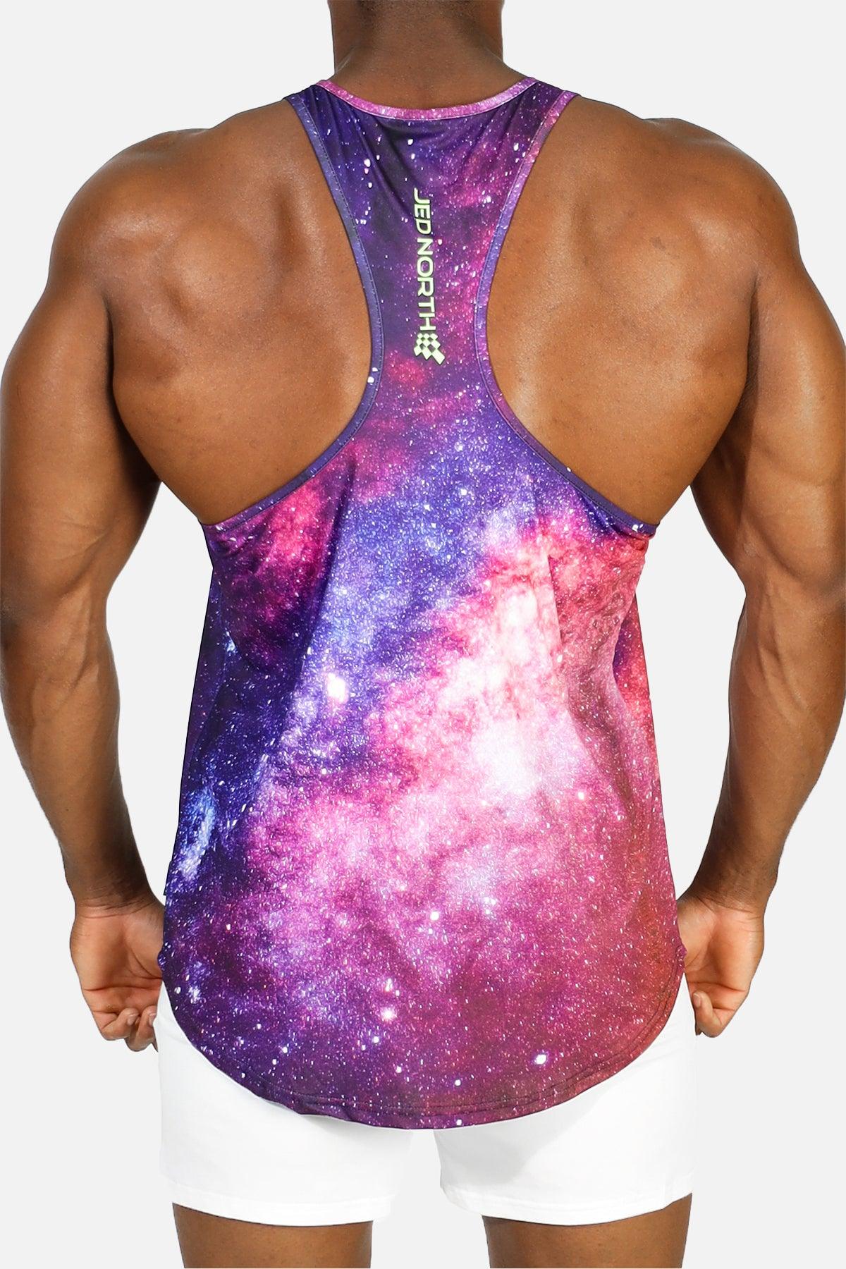 Jed North Herren Grafik-Muskel-Stringer - Galactic