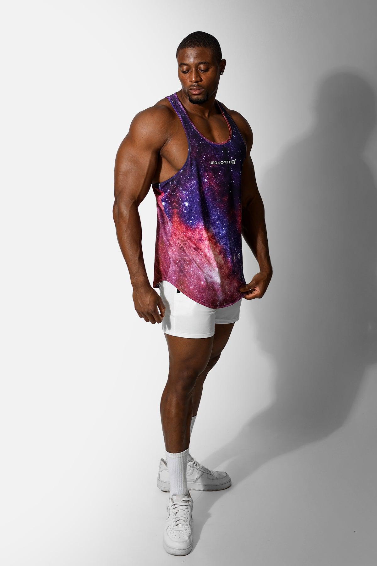 Jed North Herren Grafik-Muskel-Stringer - Galactic