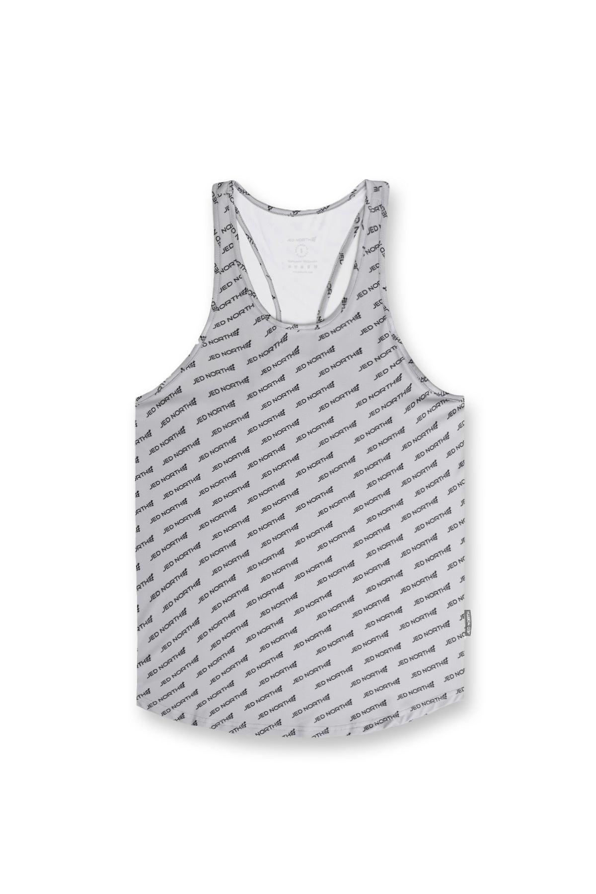 Jed North Herren Graphic Muscle Stringer - Graues JN-Logo