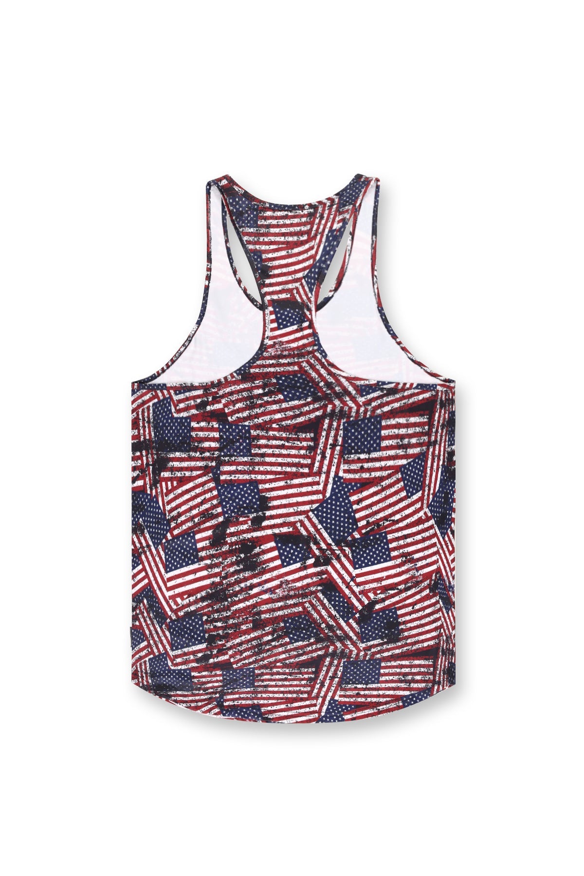 Jed North Herren Muscle-Stringer mit Grafik – USA-Flagge