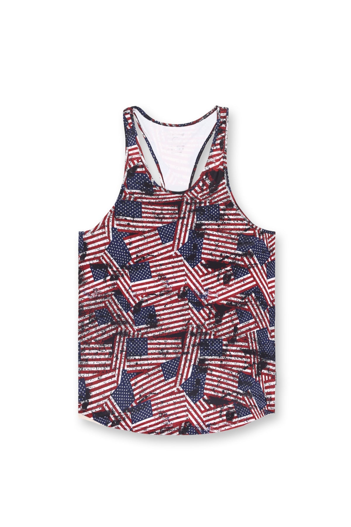 Jed North Herren Muscle-Stringer mit Grafik – USA-Flagge