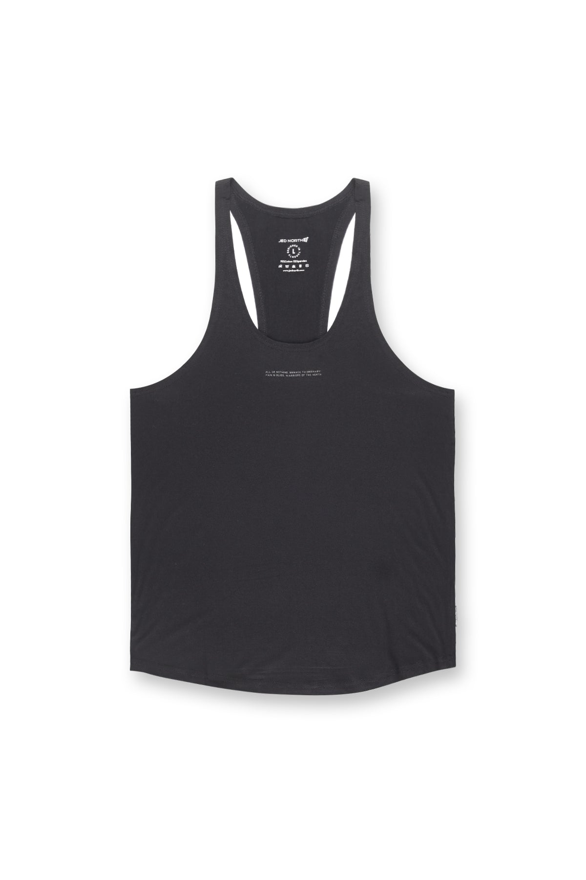 Jed North Herren Classic Bodybuilding Racerback Stringer - Quote Schwarz