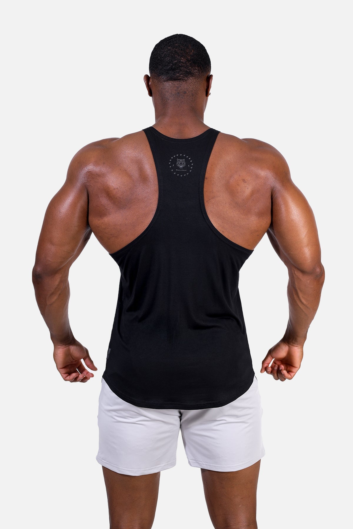 Jed North Herren Classic Bodybuilding Racerback Stringer - Quote Schwarz